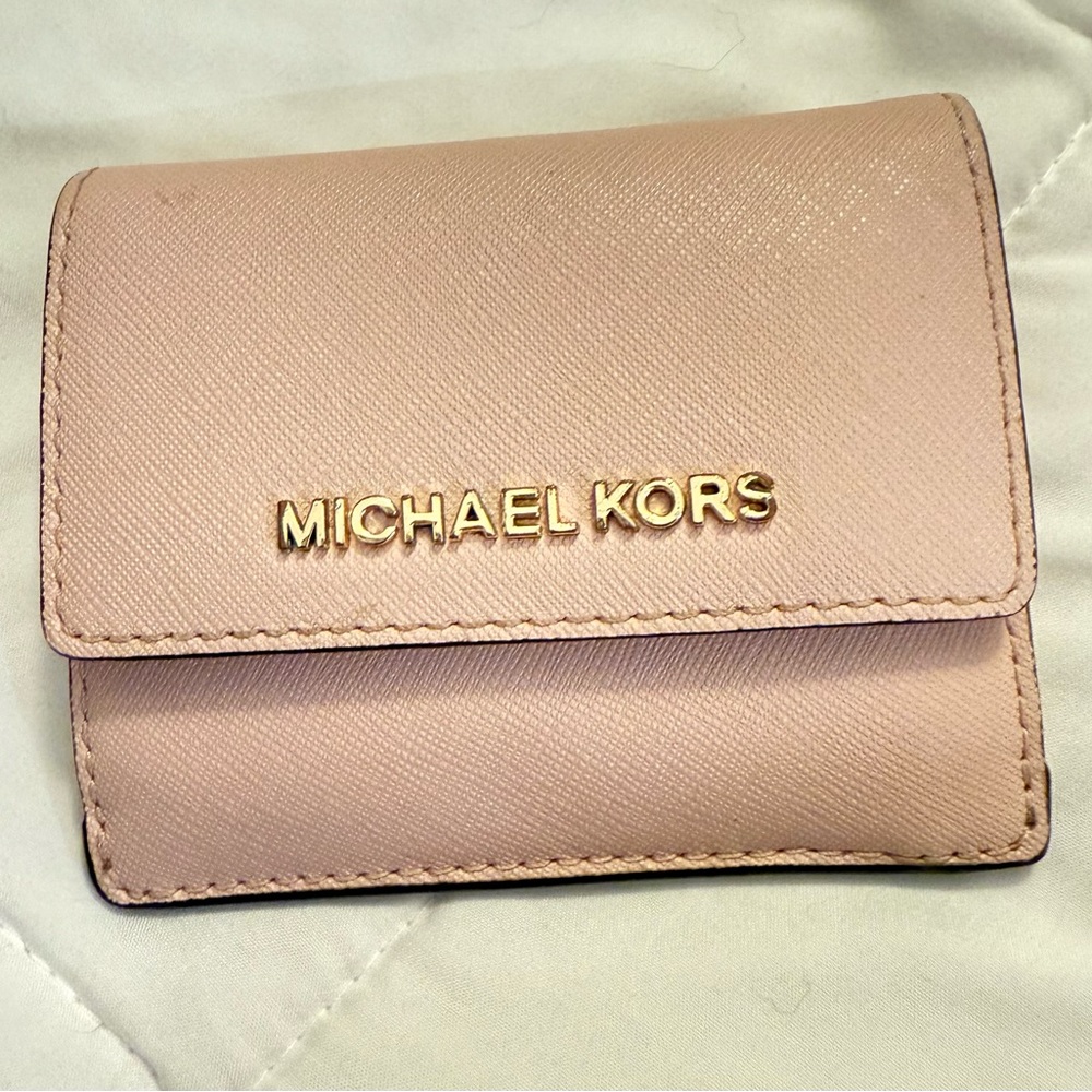 Michael Kors Blush Card Holder